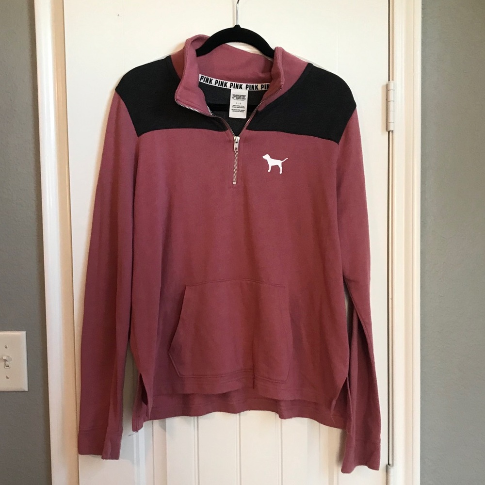 Victoria Secret Pink 1/4 Zip Sweatshirt